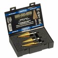 Champion Cutting Tool 3 Piece Hex Shank Step Drill Set: 1/8in-1/2in, 1/4in-3/4in & 3/16in-7/8in, 135 deg Split CHA MSD-HEX-SET3
